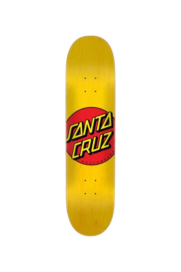 SANTA CRUZ Skate Deck CLAASIC DOT - YELLOW