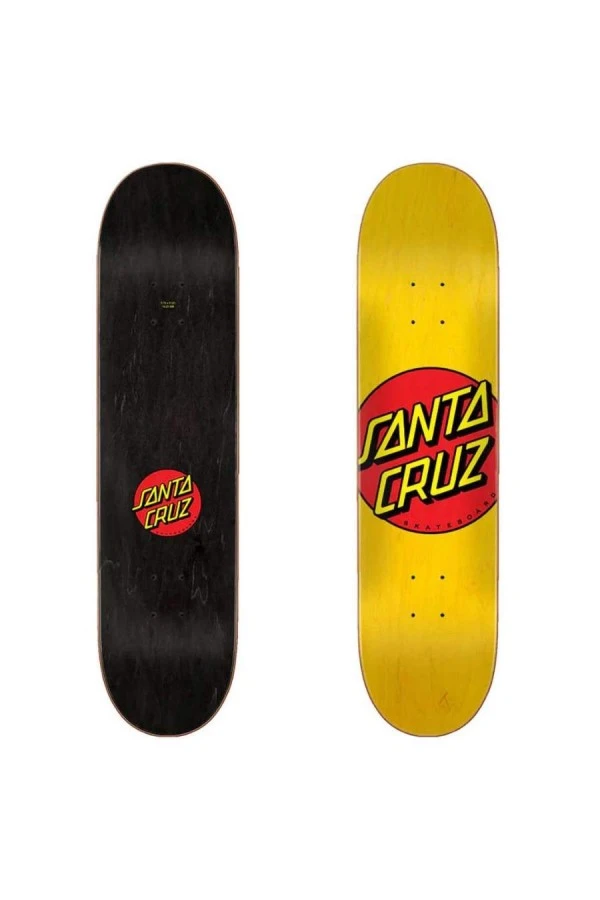 SANTA CRUZ Skate Deck CLAASIC DOT - YELLOW