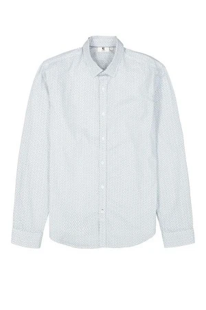 GARCIA Πουκάμισα ανδρικά T41280_men`s shirt ls - Λευκό