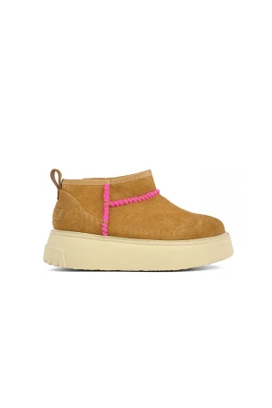 COLORS OF CALIFORNIA Μπότες wool stitching snk sole-ΚΑΜΕΛ