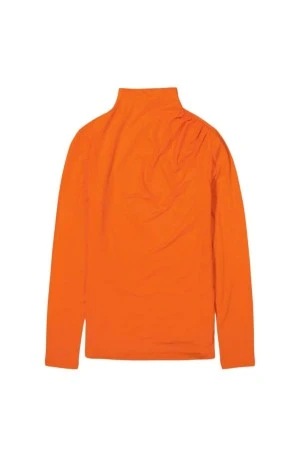 GARCIA μπλούζα με ζιβάγκο U40011_ladies T-shirt ls - Πορτοκαλί