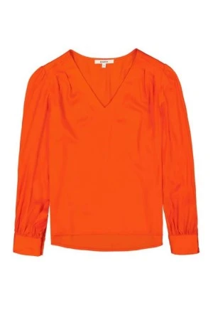 GARCIA μακρυμάνικη μπλούζα U40031_ladies shirt ls-Πορτοκαλί