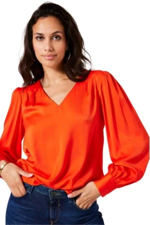 GARCIA longsleeve shirt U40031_ladies shirt ls-Orange