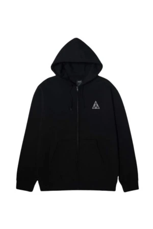 HUF Ζακέτες Unisex HUF SET TT F/Z HOODIE - ΜΑΥΡΟ