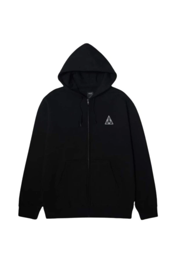 HUF Ζακέτες Unisex HUF SET TT F/Z HOODIE - ΜΑΥΡΟ