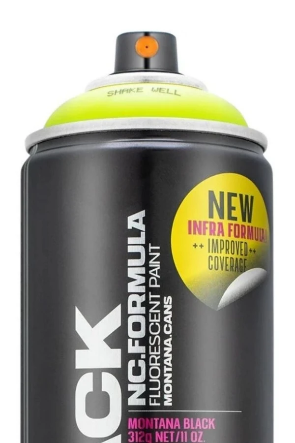 MONTANA CANS SPRAY CANS MONTANA BLACK INFRA CANS 400ML - fluorescent