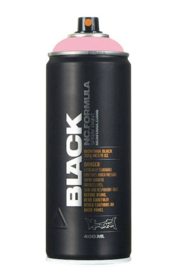 MONTANA CANS SPRAY CANS BLACK 400ML PINK 