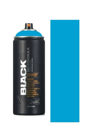MONTANA CANS SPRAY CANS BLACK 400ML BLUE COLORS - LIGHT BLUE