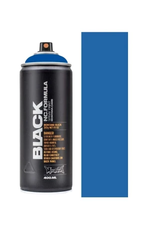 MONTANA CANS SPRAY CANS BLACK 400ML POWER COLORS - BLUE