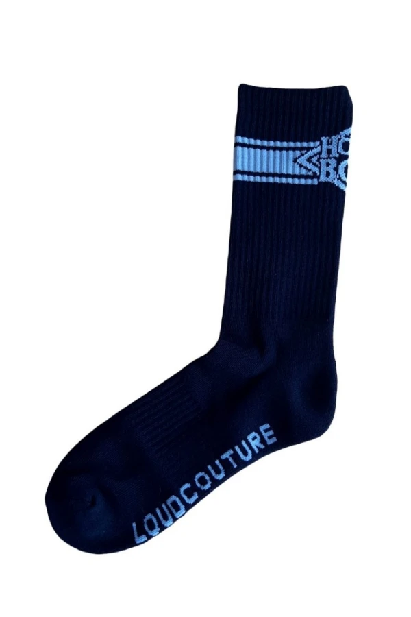 HOMEBOY Κάλτσες NAPPO STRIPE Sock - Μαύρο
