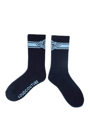 HOMEBOY Κάλτσες NAPPO STRIPE Sock - Μαύρο