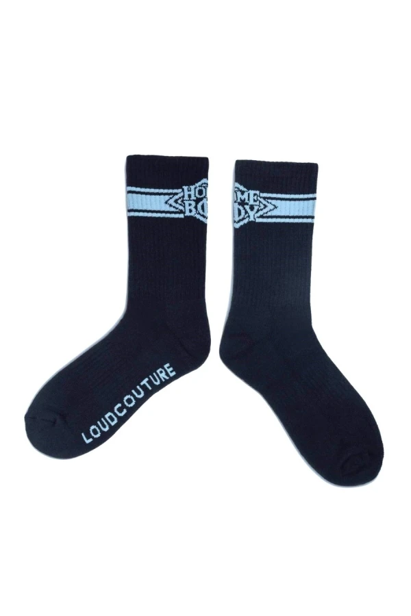 HOMEBOY Κάλτσες NAPPO STRIPE Sock - Μαύρο