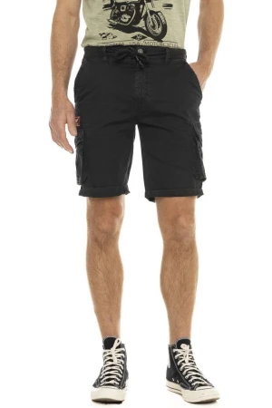 VON DUTCH Ανδρική Cargo Βερμούδα VD/1/BER/PISTON/NR - Μαύρη