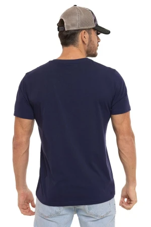 Von Dutch Men's T-Shirt Logo Tee - Dark Blue