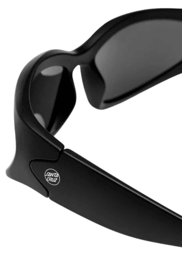 Santa Cruz Opus Dot Wrap Sunglasses Polarized - Black 