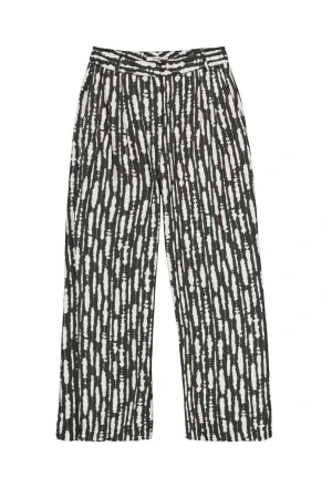 GARCIA Women's Wide Leg Pants N260310 - Black