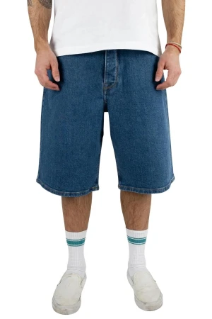 HOMEBOY Shorts - Βερμούδες x-tra MONSTER Denim SHORTS - Μπλε