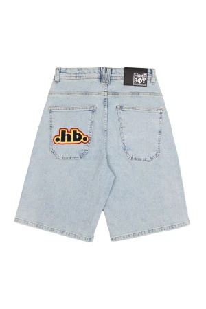 HOMEBOY Unisex Denim Βερμούδα Monster - Μπλε