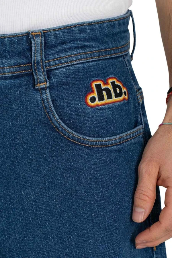 HOMEBOY Unisex Βερμούδα Retro .hb. - Denim 