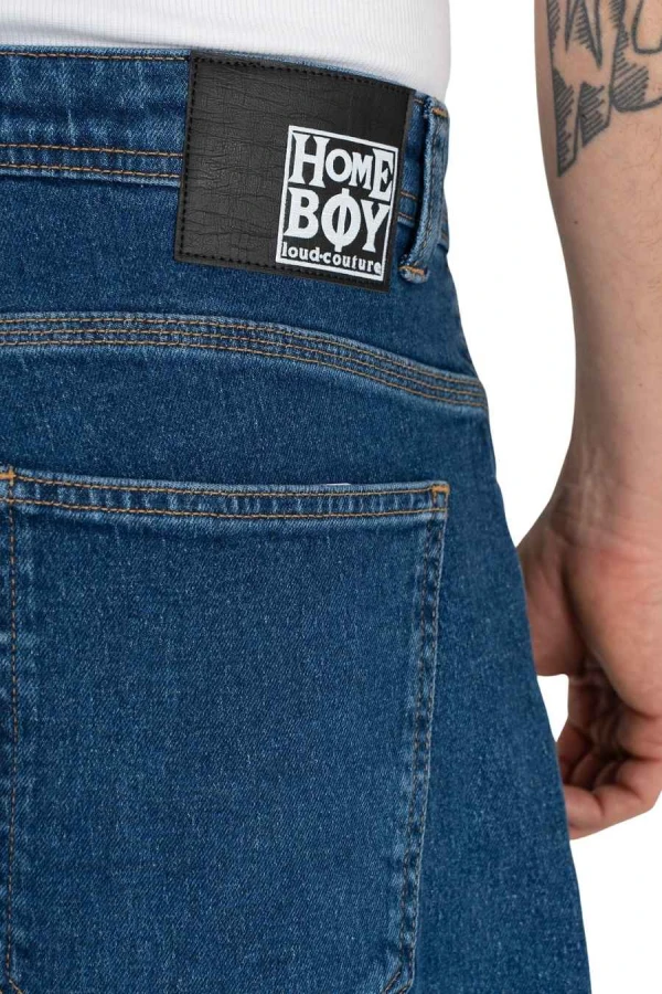 HOMEBOY Unisex Βερμούδα Retro .hb. - Denim 