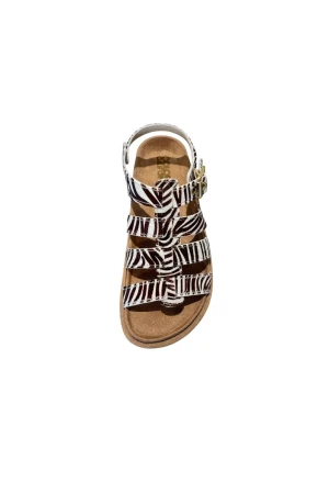 COLORS OF CALIFORNIA Σανδάλια - Πέδιλα FISHERMAN COWHIDE SANDAL - Animal Print
