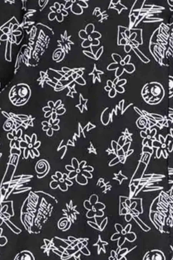 SANTA CRUZ Ανδρικά Πουκάμισα Finn SS Shirt - Μαύρο
