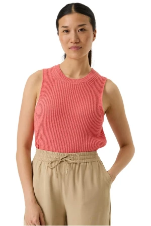 Garcia Γυναικείο Ribbed Sleeveless Top - Coral