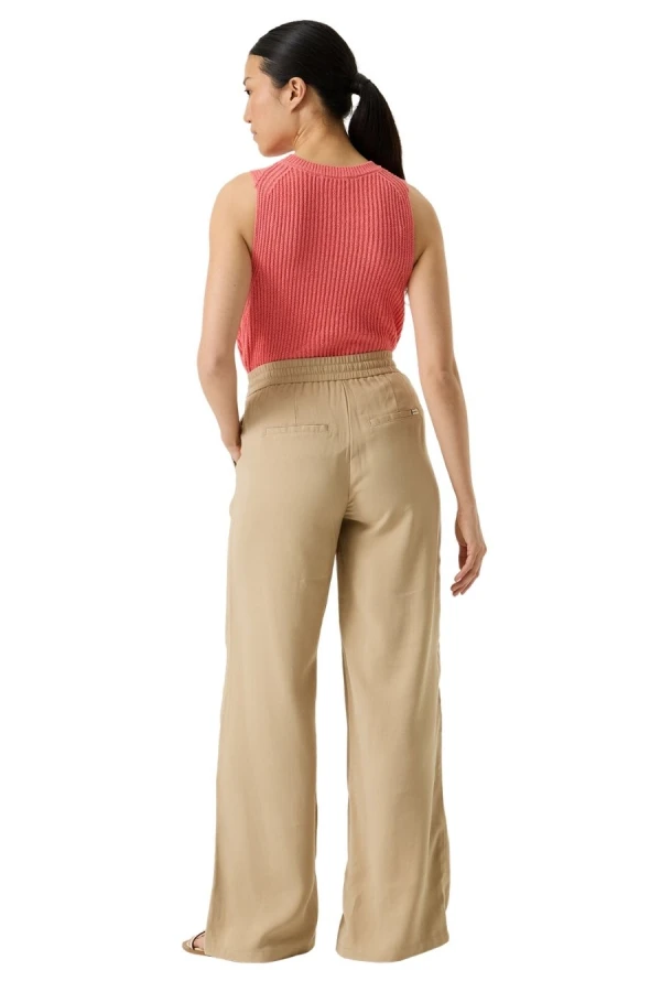 Garcia Ladies Ribbed Sleeveless Top – Coral