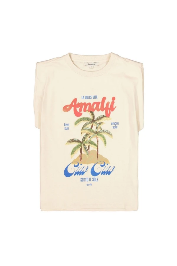 GARCIA Women’s R260203 T-Shirt - Whitecap 