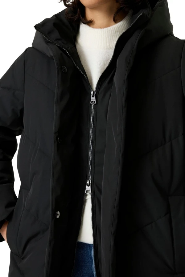 GARCIA Μπουφάν GJ2600903_ladies outdoor jacket - BLACK