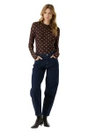 GARCIA U260011 Ladies Long Sleeve Shirt - Brown