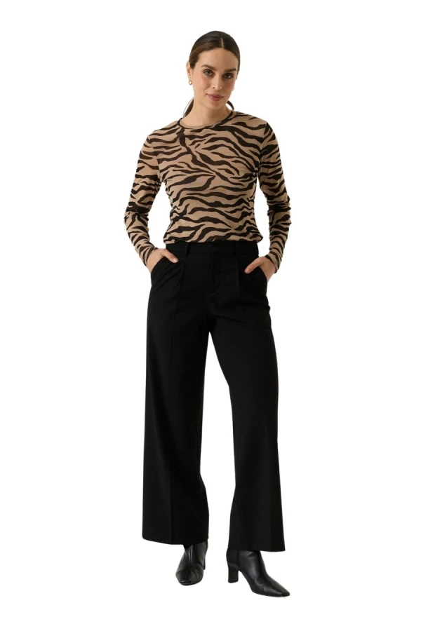 GARCIA U260011 Μακρυμάνικη Μπλούζα - Zebra Print