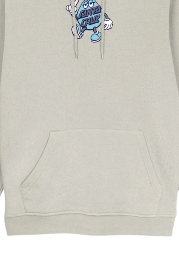 SANTA CRUZ Men's Dot Guy Front Hood – Grey