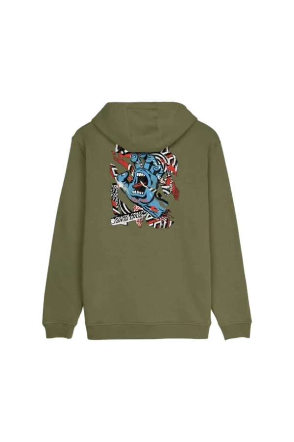 SANTA CRUZ Φούτερ με Κουκούλα Damaged Hand Hood - 
