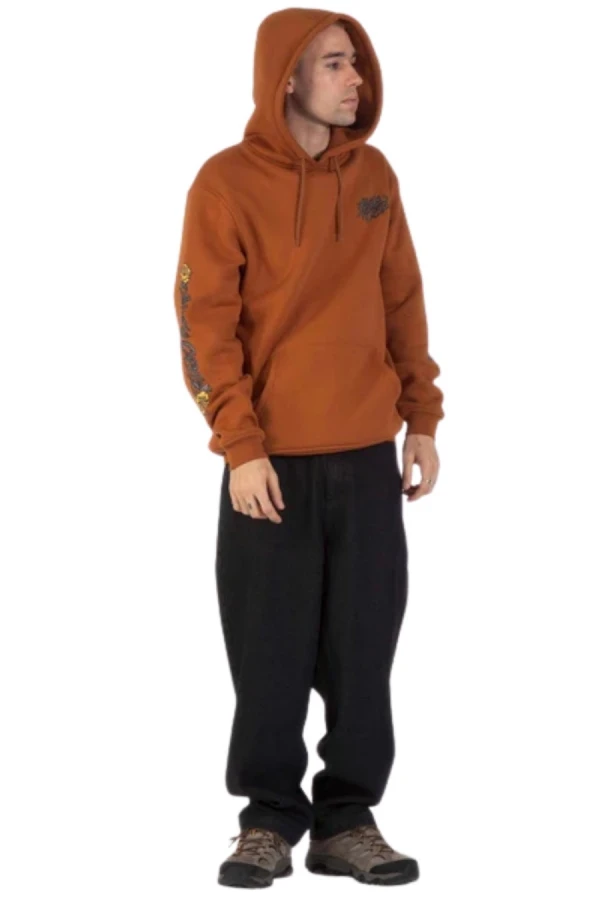 SANTA CRUZ Φούτερ με Κουκούλα Rankine Monster Hood - ORANGE