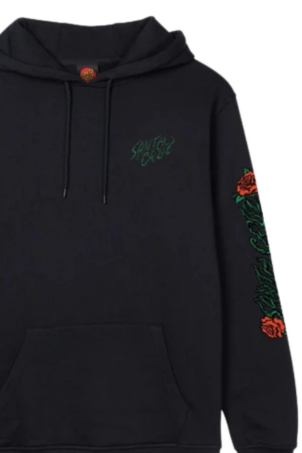 SANTA CRUZ Φούτερ με Κουκούλα Rankine Monster Hood - BLACK