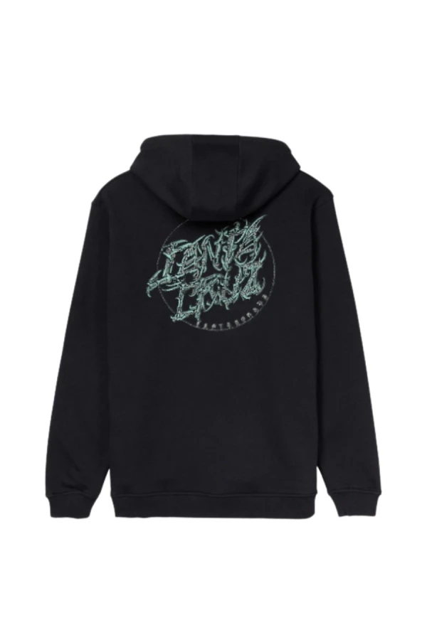 SANTA CRUZ Φούτερ με Κουκούλα Scourge Dot Hood - BLACK