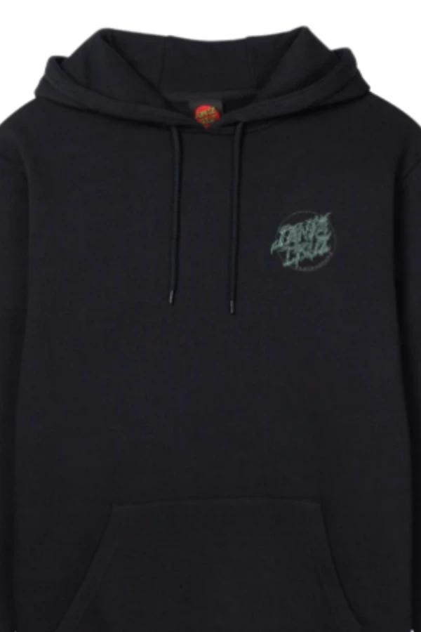 SANTA CRUZ Φούτερ με Κουκούλα Scourge Dot Hood - BLACK