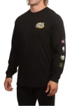 SANTA CRUZ Μακρυμάνικες Μπλούζες Knibbs Cryptic LS T-Shirt - BLACK
