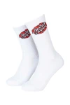 SANTA CRUZ Κάλτσες Broken Dot Sock - WHITE