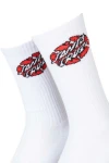 SANTA CRUZ Κάλτσες Broken Dot Sock - WHITE