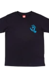 SANTA CRUZ T-Shirts Screaming Hand Chest SP26 NEW - BLACK