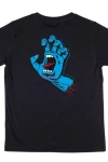 SANTA CRUZ T-Shirts Screaming Hand Chest SP26 NEW - BLACK