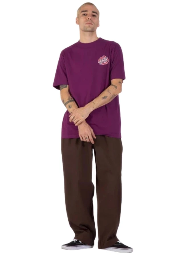 SANTA CRUZ Men's Grabke Exploding Dot T-Shirt - Purple