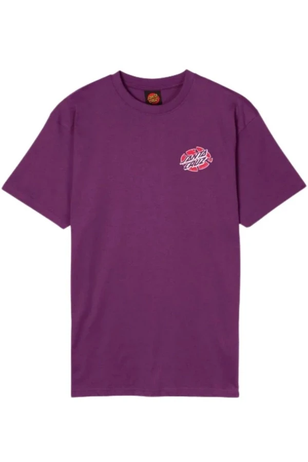 SANTA CRUZ Men's Grabke Exploding Dot T-Shirt - Purple