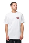 SANTA CRUZ T-Shirts Grabke Exploding Dot T-Shirt - WHITE