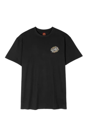 SANTA CRUZ T-Shirts Grabke Exploding Dot T-Shirt - BLACK