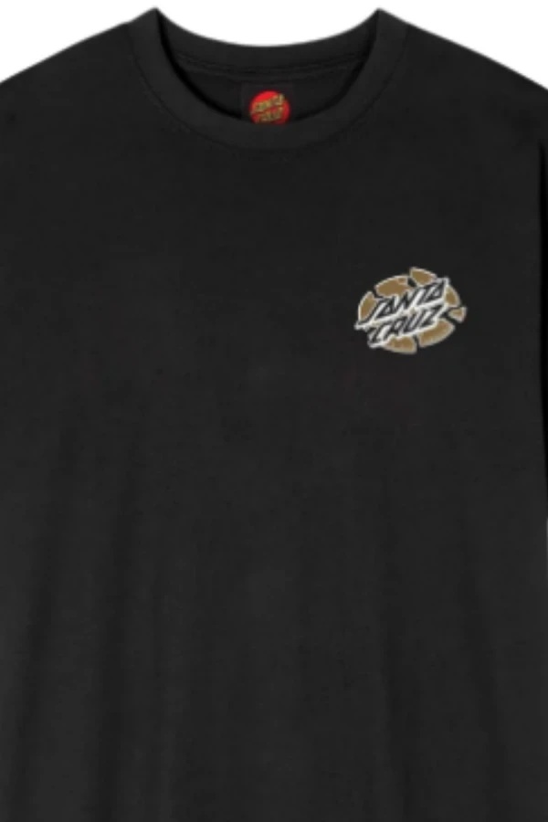 SANTA CRUZ T-Shirts Grabke Exploding Dot T-Shirt - BLACK