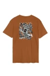 SANTA CRUZ T-Shirts Damaged Hand T-Shirt - ORANGE