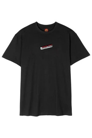 SANTA CRUZ T-Shirts Damaged Hand T-Shirt - BLACK